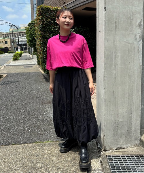 H.A.K(ハク)の「120/2ブロード ケーキ柄レースバルーンスカート(裏地付き)(スカート・レディース・ブラック/ホワイト・FREE)」の16枚目の写真