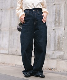 ZOZOMARKET by aoi - ハイウエストワイドカーブデニム