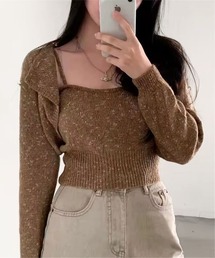 LYEON(リヨン)のショートニットアンサンブル(アンサンブル)