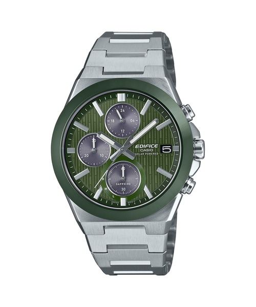 EDIFICE(CASIO)(エディフィス)の「CERAMIC BEZEL / EFS-S650YD-3AJF(アナログ腕時計・メンズ・グリーン・FREE)」の1枚目の写真