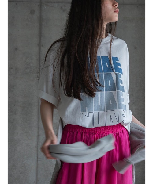 k3&co.(ケイスリーアンドコー)の「PRINT TEE(Tシャツ/カットソー・レディース・ブルー/ブラック/レッド・ONE SIZE)」の10枚目の写真