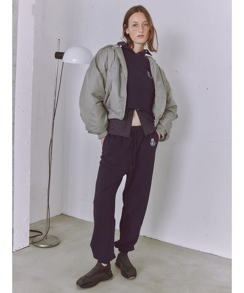 emmi（エミ）の「チェックオーバーシャツ（シャツ/ブラウス・レディース・ネイビー/ブラック/グレー・F）」の19枚目の写真