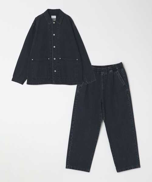 セール】SHIPS any: Cone Denim キャンバス デニム カバーオール