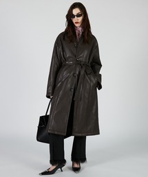 PRANK PROJECT(vNvWFNg)̃B[KU[I[o[OR[g / Vegan Leather Overlong Coat(XeJ[R[g)