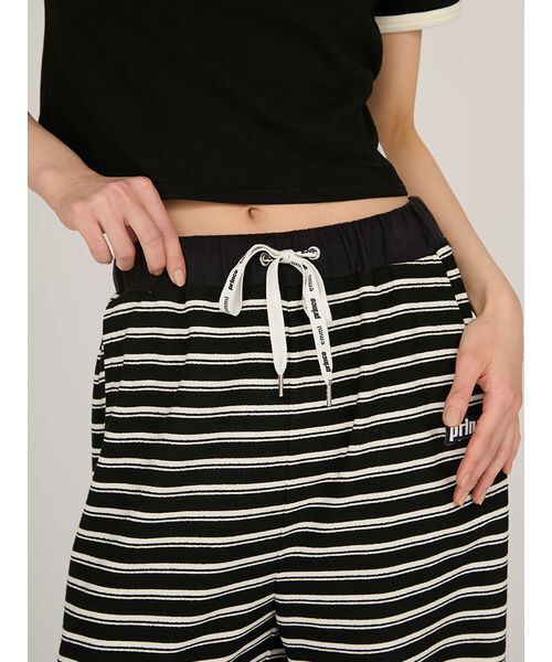 emmi（エミ）の「【prince|emmi】パイルイージーパンツ（その他パンツ・レディース・アイボリー/ブラック/ブラウン・F）」の8枚目の写真