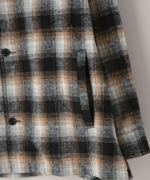 LOWRYS FARM（ローリーズファーム）の「【LFM(U)】シャギーチェックＣＰＯジャケット　 593299（シャツ/ブラウス・メンズ・ブルー/ブラック・MEDIUM/LARGE）」の5枚目の写真