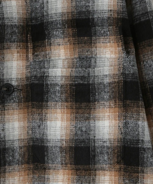 LOWRYS FARM（ローリーズファーム）の「【LFM(U)】シャギーチェックＣＰＯジャケット　 593299（シャツ/ブラウス・メンズ・ブルー/ブラック・MEDIUM/LARGE）」の9枚目の写真