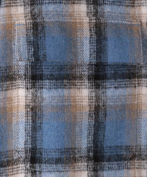 LOWRYS FARM（ローリーズファーム）の「【LFM(U)】シャギーチェックＣＰＯジャケット　 593299（シャツ/ブラウス・メンズ・ブルー/ブラック・MEDIUM/LARGE）」の10枚目の写真