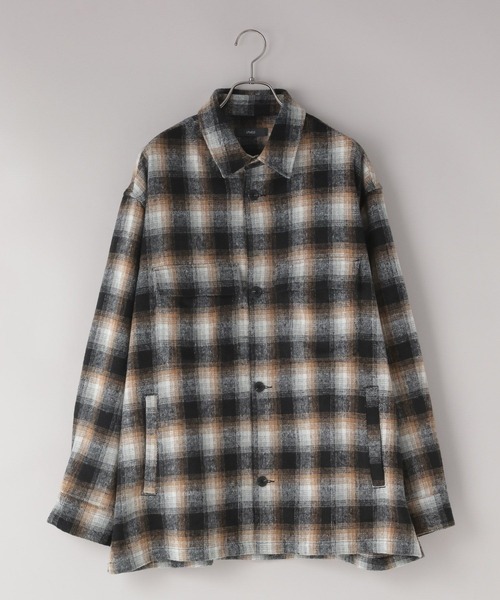セール】【LFM(U)】シャギーチェックCPOジャケット 593299（シャツ  