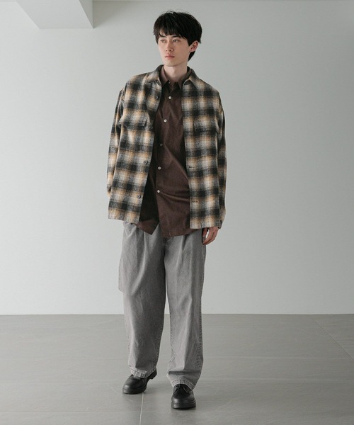 LOWRYS FARM（ローリーズファーム）の「【LFM(U)】シャギーチェックＣＰＯジャケット　 593299（シャツ/ブラウス・メンズ・ブルー/ブラック・MEDIUM/LARGE）」の17枚目の写真