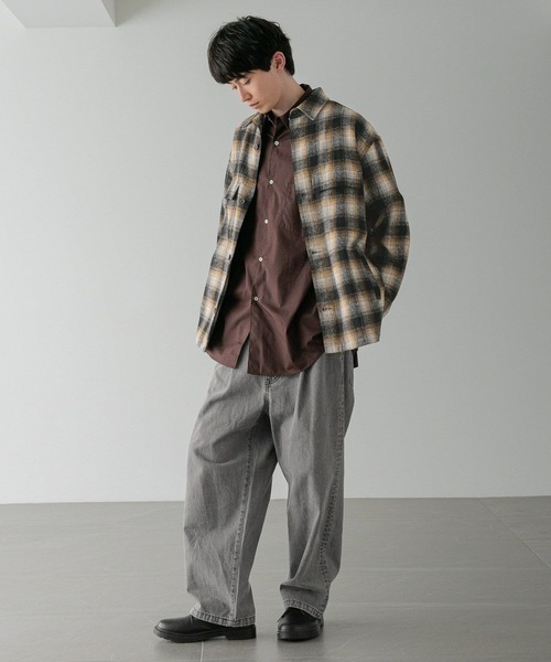 LOWRYS FARM（ローリーズファーム）の「【LFM(U)】シャギーチェックＣＰＯジャケット　 593299（シャツ/ブラウス・メンズ・ブルー/ブラック・MEDIUM/LARGE）」の18枚目の写真