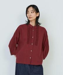 ADIEU TRISTESSE（アデュートリステス）の「コットンリネンスモールカラーシャツ（シャツ/ブラウス）」