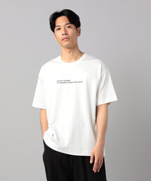 COMME CA MEN | シルキースムース ロゴTシャツ(Tシャツ/カットソー)