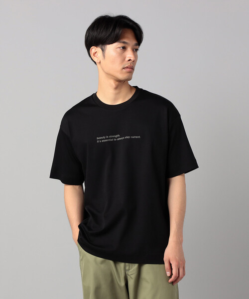 シルキースムース ロゴTシャツ（Tシャツ/カットソー）｜COMME CA MEN