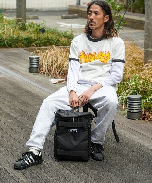 THRASHER（スラッシャー）の「【THRASHER/スラッシャー】BackPack　Box Kids 20L  撥水加工　リフレクター　スクエアデザイン バックパック（バックパック/リュック・メンズ・ブラック/ブラック系その他/ブラック×ホワイト・FREE）」の20枚目の写真