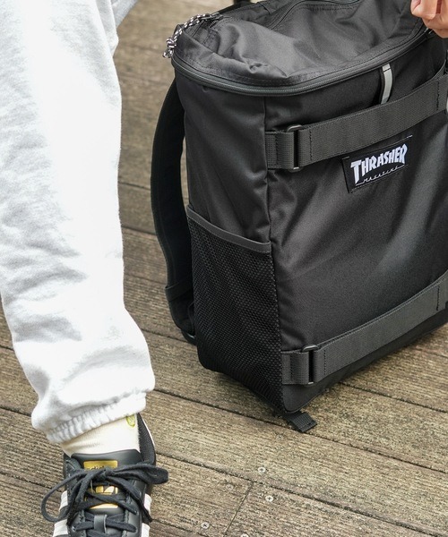 THRASHER（スラッシャー）の「【THRASHER/スラッシャー】BackPack　Box Kids 20L  撥水加工　リフレクター　スクエアデザイン バックパック（バックパック/リュック・メンズ・ブラック/ブラック系その他/ブラック×ホワイト・FREE）」の18枚目の写真