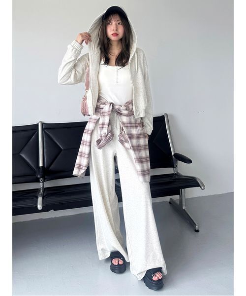 snidel スナイデル　UVカットパーカー　ホワイト　WHT スナイデル SNIDEL UVカットパーカー/ウォッシャブル （LPNK