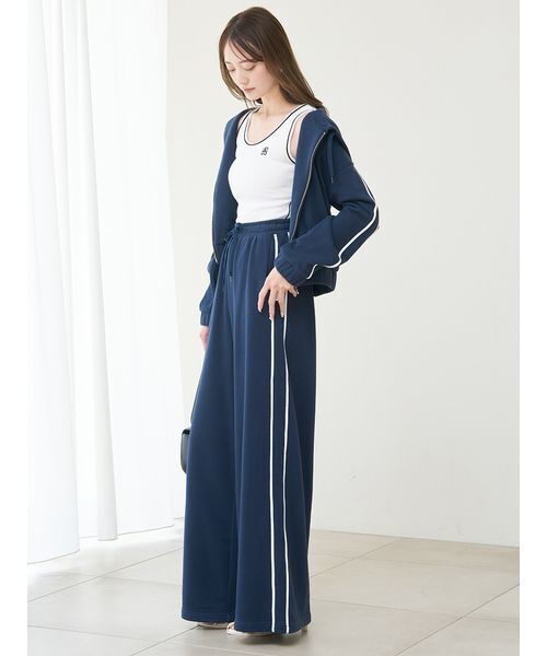 snidel UVカットフーディパーカー セットアップ ネイビー セール】【WEB限定カラーあり】UVカットフーディパーカー（パーカー