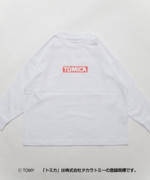 GLAZOS(グラソス)の「【SKIT0LY】【TOMICA】アソート長袖Tシャツ(Tシャツ/カットソー・キッズ・ホワイト/グリーン/ブラック・110cm/120cm/130cm/140cm/100cm)」の4枚目の写真
