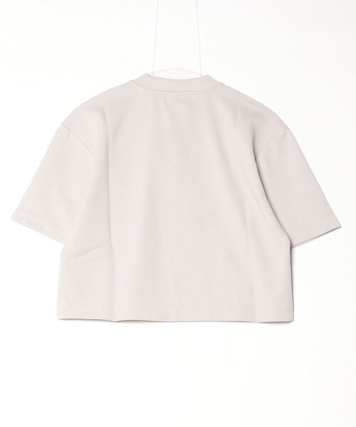 adidas(アディダス)の「アディダス adidas ヨガモーション ワッフル 半袖Tシャツ(Tシャツ/カットソー・レディース・クリーム/ダークパープル・M/L/XL)」の3枚目の写真