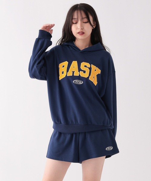 repipi armario（レピピ アルマリオ）の「ワッペンフーディセットアップ（セットアップ・キッズ・オートミール/ネイビー/グレー・SMALL/MEDIUM/LARGE）」の13枚目の写真