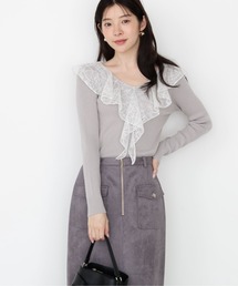 PROPORTION BODY DRESSING | レースフリルニット / 1215270914(ニット/セーター)