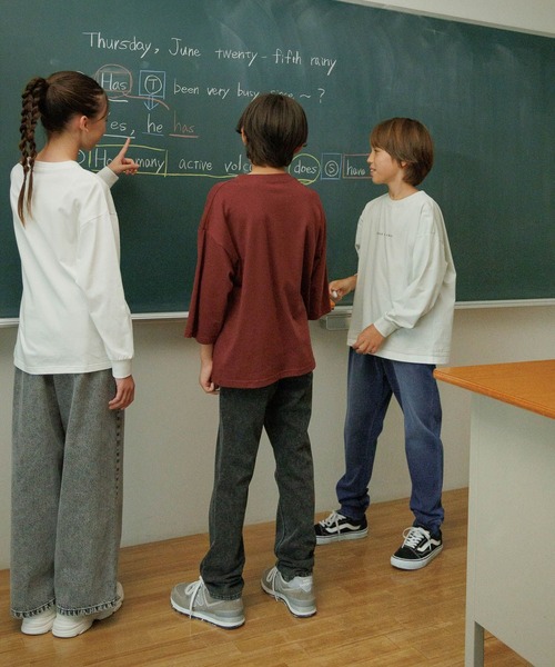 GLOBAL WORK(グローバルワーク)の「スゴラクストレッチデニムリブパンツ/575623(デニムパンツ・キッズ・ブラック/ブルー・130cm/140cm/150cm/160cm)」の3枚目の写真