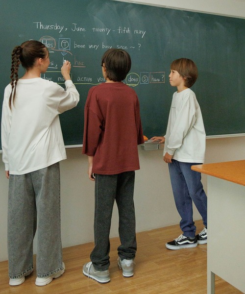 GLOBAL WORK(グローバルワーク)の「スゴラクストレッチデニムリブパンツ/575623(デニムパンツ・キッズ・ブラック/ブルー・130cm/140cm/150cm/160cm)」の4枚目の写真