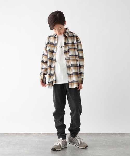 GLOBAL WORK(グローバルワーク)の「スゴラクストレッチデニムリブパンツ/575623(デニムパンツ・キッズ・ブラック/ブルー・130cm/140cm/150cm/160cm)」の16枚目の写真