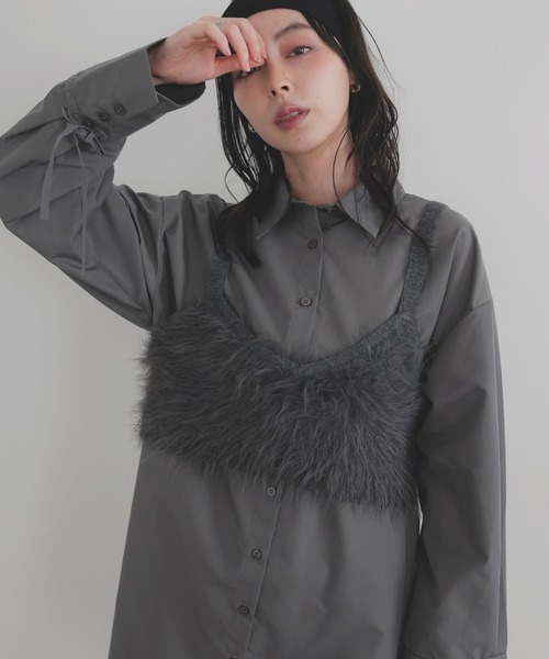 フェミサピエン sakishimatokyo キャミソール 「選べるサイズ」デニムビスチェ