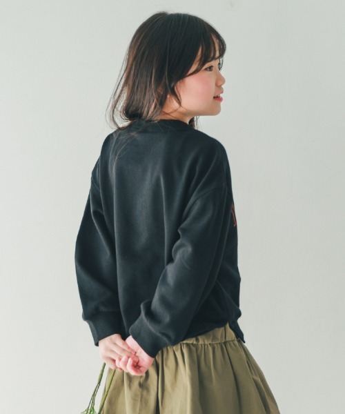 NHT（エヌエイチティー）の「NHT/エヌエイチティー MARIGOLD　バルーントレーナー（スウェット・キッズ・アイボリー/ラベンダー/ブラック・160cm/150cm/140cm/130cm/120cm/110cm）」の13枚目の写真