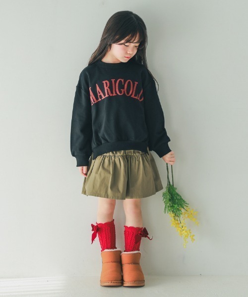 NHT（エヌエイチティー）の「NHT/エヌエイチティー MARIGOLD　バルーントレーナー（スウェット・キッズ・アイボリー/ラベンダー/ブラック・160cm/150cm/140cm/130cm/120cm/110cm）」の11枚目の写真