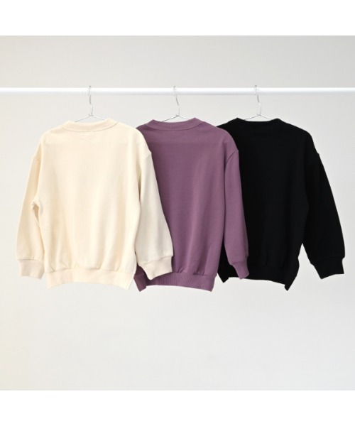 NHT（エヌエイチティー）の「NHT/エヌエイチティー MARIGOLD　バルーントレーナー（スウェット・キッズ・アイボリー/ラベンダー/ブラック・160cm/150cm/140cm/130cm/120cm/110cm）」の15枚目の写真