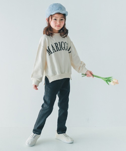 NHT（エヌエイチティー）の「NHT/エヌエイチティー MARIGOLD　バルーントレーナー（スウェット・キッズ・アイボリー/ラベンダー/ブラック・160cm/150cm/140cm/130cm/120cm/110cm）」の4枚目の写真