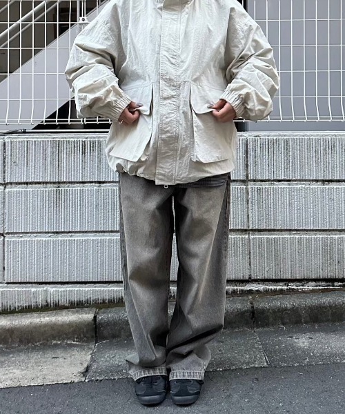 flaner（フラネ）の「Loose straight denim pants / ルーズストレートデニムパンツ（デニムパンツ・レディース・ブラック系その他/グレー・SMALL/MEDIUM/LARGE）」の16枚目の写真