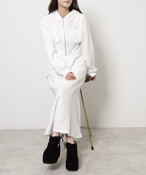 ESPERANZA(エスペランサ)の「厚底レースアップリボンフェイクムートンブーツ(ブーツ・レディース・グレー系2/ブラック系2/キャメル・S/M/L/LL)」の11枚目の写真