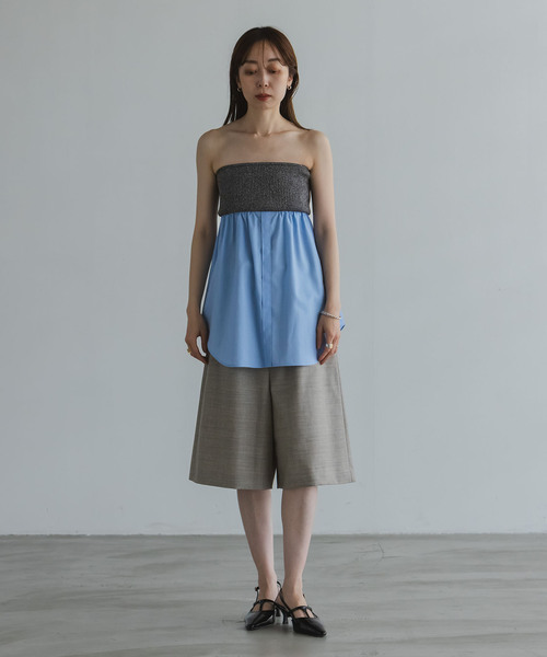 Noble（ノーブル）の「ELENI/エルニ ウールオックスシャツビスチェ（その他トップス・レディース・ブルー・FREE）」の10枚目の写真