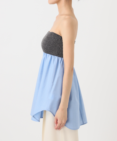 Noble（ノーブル）の「ELENI/エルニ ウールオックスシャツビスチェ（その他トップス・レディース・ブルー・FREE）」の15枚目の写真