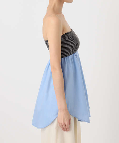Noble（ノーブル）の「ELENI/エルニ ウールオックスシャツビスチェ（その他トップス・レディース・ブルー・FREE）」の17枚目の写真