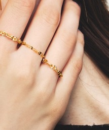 les bonbon（ルボンボン）の「【les bonbon】K18 authentic S ring/オーセンティック S リング（リング）」