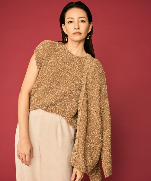 セール】ラメファンシーツイード カーディガン（カーディガン/ボレロ