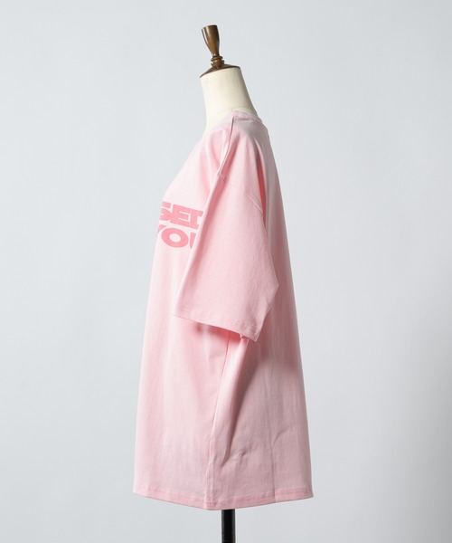 INTER FACTORY（インターファクトリー）の「FUKA - プリントTシャツ（Tシャツ/カットソー・レディース・ホワイト/ピンク・FREE）」の20枚目の写真