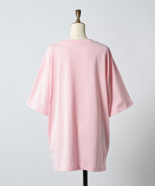 INTER FACTORY（インターファクトリー）の「FUKA - プリントTシャツ（Tシャツ/カットソー・レディース・ホワイト/ピンク・FREE）」の21枚目の写真