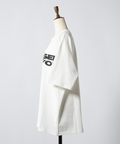 INTER FACTORY（インターファクトリー）の「FUKA - プリントTシャツ（Tシャツ/カットソー・レディース・ホワイト/ピンク・FREE）」の15枚目の写真