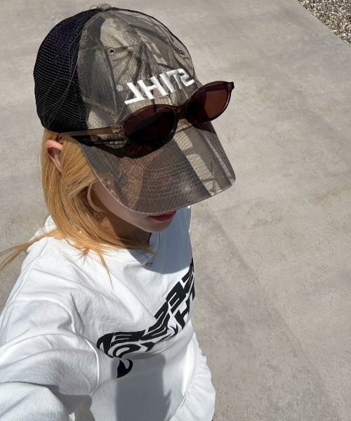 INTER FACTORY（インターファクトリー）の「FUKA - プリントTシャツ（Tシャツ/カットソー・レディース・ホワイト/ピンク・FREE）」の8枚目の写真