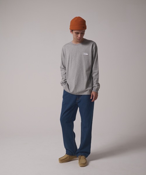 FIRST DOWN（ファーストダウン）の「ロゴ ロングスリーブ Tシャツ（Tシャツ/カットソー・メンズ・ベージュ/ホワイト/ブラック/グレー・XL/L/M）」の14枚目の写真