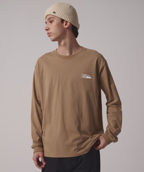 FIRST DOWN（ファーストダウン）の「ロゴ ロングスリーブ Tシャツ（Tシャツ/カットソー・メンズ・ベージュ/ホワイト/ブラック/グレー・XL/L/M）」の16枚目の写真