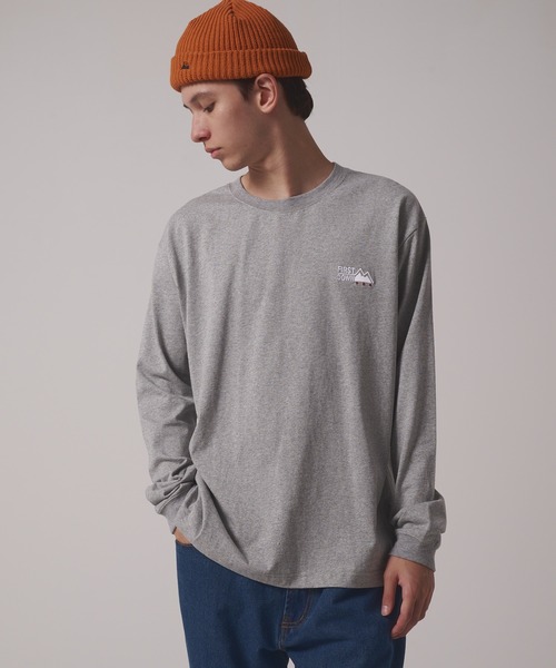 FIRST DOWN（ファーストダウン）の「ロゴ ロングスリーブ Tシャツ（Tシャツ/カットソー・メンズ・ベージュ/ホワイト/ブラック/グレー・XL/L/M）」の13枚目の写真