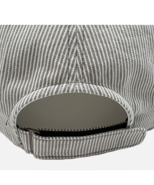 HUNTISM（ハンティズム）の「Hickory Stripe Cap（キャップ・メンズ・ブルー/ベージュ・ONE SIZE）」の10枚目の写真