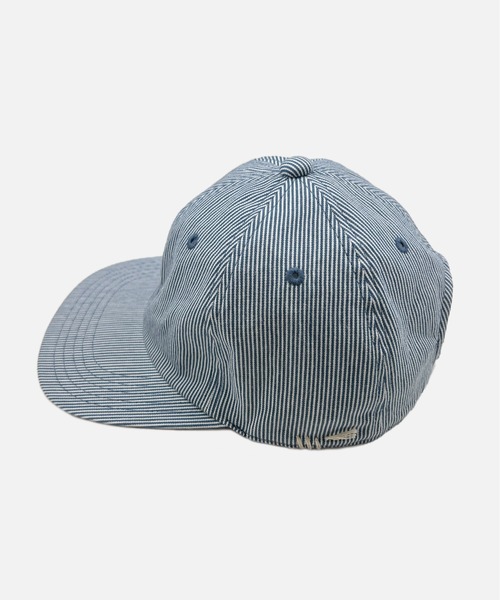 HUNTISM（ハンティズム）の「Hickory Stripe Cap（キャップ・メンズ・ブルー/ベージュ・ONE SIZE）」の11枚目の写真